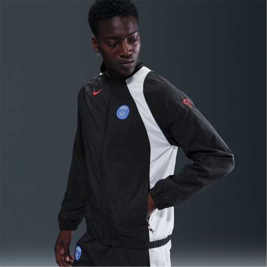 Футболни тренировъчни якета Nike Мъжко Спортно Горнище Psg T90 Tracksuit Jacket Mens Nike Мъжко Спортно Горнище Psg T90 Tracksuit Jacket Mens Футболни тренировъчни якета