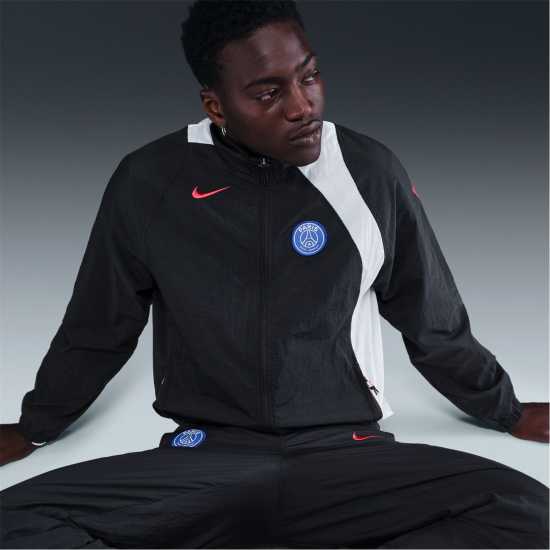 Футболни тренировъчни якета Nike Мъжко Спортно Горнище Psg T90 Tracksuit Jacket Mens Nike Мъжко Спортно Горнище Psg T90 Tracksuit Jacket Mens Футболни тренировъчни якета
