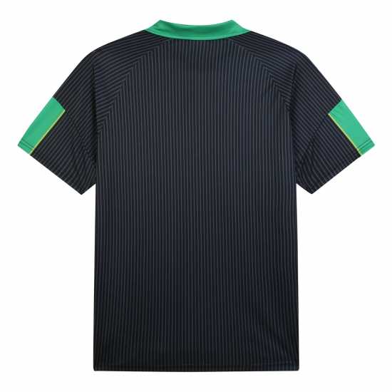 Umbro Bolt Football Jersey Black/Green Мъжко облекло за едри хора