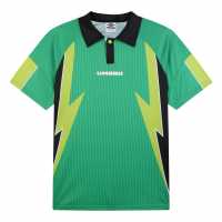 Umbro Bolt Football Jersey Green/Black Мъжко облекло за едри хора