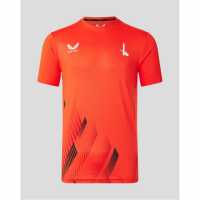 Castore Charlton Athletic Pre Match T-Shirt Red Мъжко облекло за едри хора