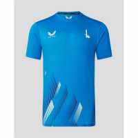 Castore Charlton Athletic Pre Match T-Shirt Deep Blue Мъжко облекло за едри хора