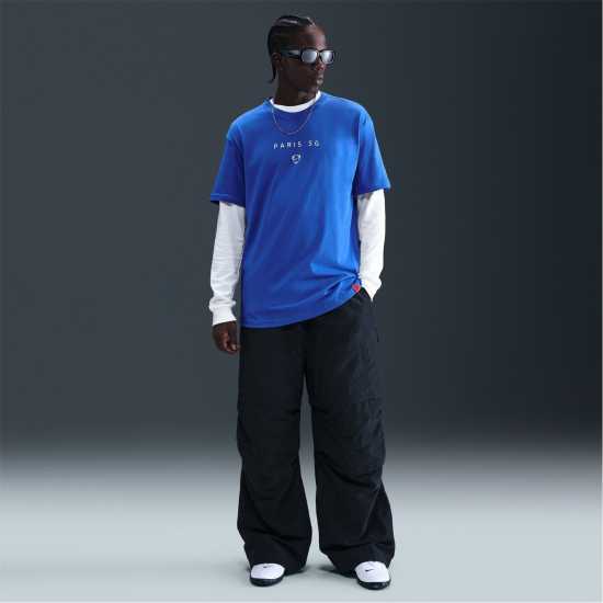 Nike Мъжка Риза Psg T90 Wordmark T-Shirt Mens  