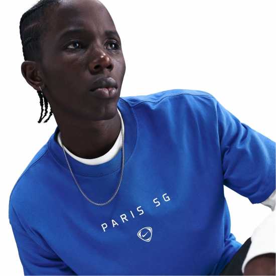 Nike Мъжка Риза Psg T90 Wordmark T-Shirt Mens  