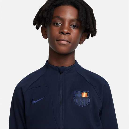 Nike Fc Barcelona Academy Full-Zip Knit Football Jacket 2022/2023 Junior Boys  Футболни тренировъчни якета