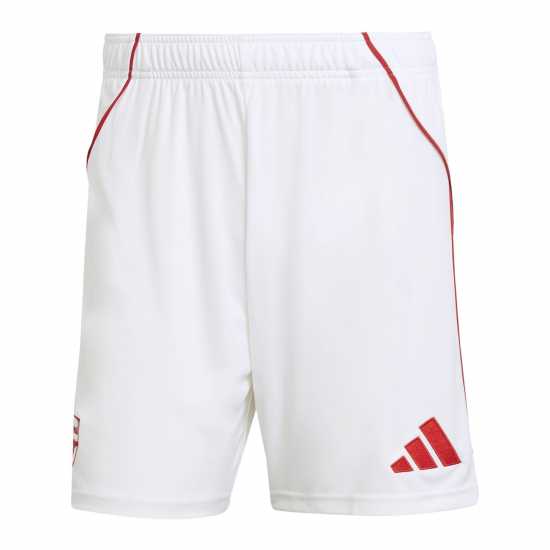 Футболни тренировъчни долнища Adidas Arsenal Home Shorts 2025 2026 Adults Adidas Arsenal Home Shorts 2025 2026 Adults Футболни тренировъчни долнища