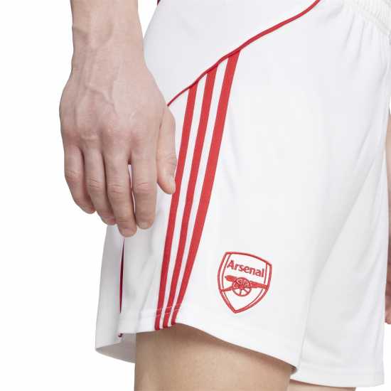 Футболни тренировъчни долнища Adidas Arsenal Home Shorts 2025 2026 Adults Adidas Arsenal Home Shorts 2025 2026 Adults Футболни тренировъчни долнища