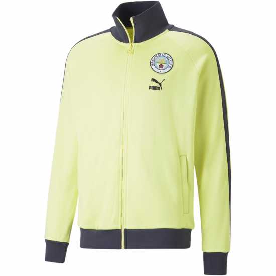 Puma Мъжко Спортно Горнище Mcfc Ftblheritage T7 Track Jacket Tracksuit Top Mens  Футболни тренировъчни горнища