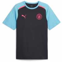 Puma Мъжка Риза Mcfc Casuals Tee T-Shirt Mens Dark Navy 