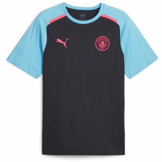 Puma Мъжка Риза Mcfc Casuals Tee T-Shirt Mens Dark Navy 