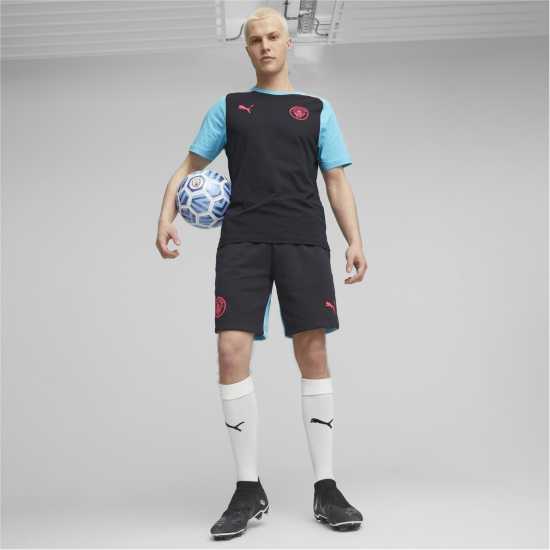 Puma Мъжка Риза Mcfc Casuals Tee T-Shirt Mens Dark Navy 