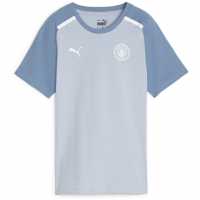 Puma Мъжка Риза Mcfc Casuals Tee T-Shirt Mens Blue Wash 