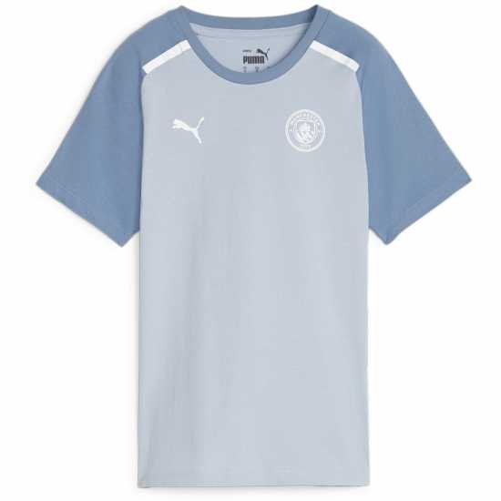 Puma Мъжка Риза Mcfc Casuals Tee T-Shirt Mens Blue Wash 