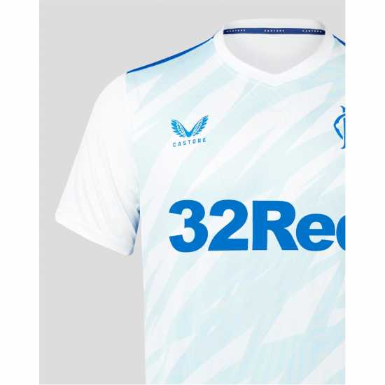 Castore Rangers Match T-Shirt 2023 2024 Adults White Мъжко облекло за едри хора