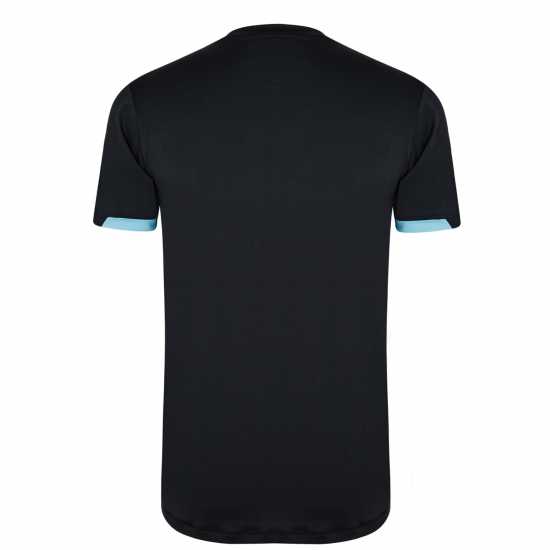 Castore Rangers Travel T-Shirt 2023 2024 Adults Black Мъжки ризи