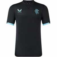 Castore Rangers Travel T-Shirt 2023 2024 Adults Peacoat Navy 