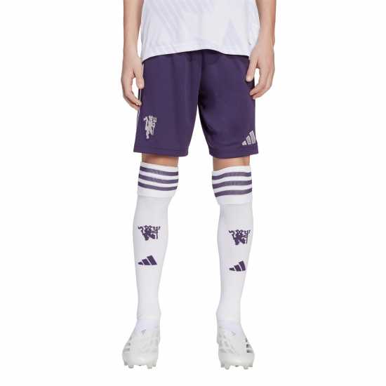 Adidas Manchester United Away Shorts 2025 2026 Juniors  Детски къси панталони
