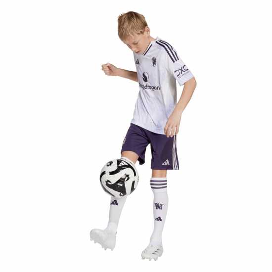 Adidas Manchester United Away Shorts 2025 2026 Juniors  Детски къси панталони
