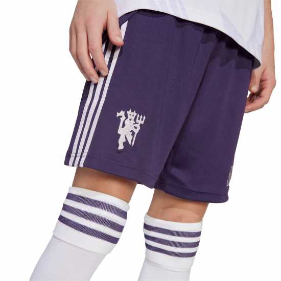Adidas Manchester United Away Shorts 2025 2026 Juniors  Детски къси панталони