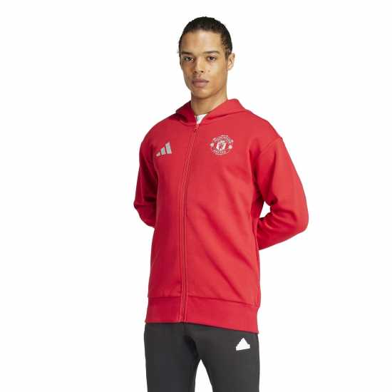 Adidas Manchester United Anthem Jacket 2024 2025 Adults  