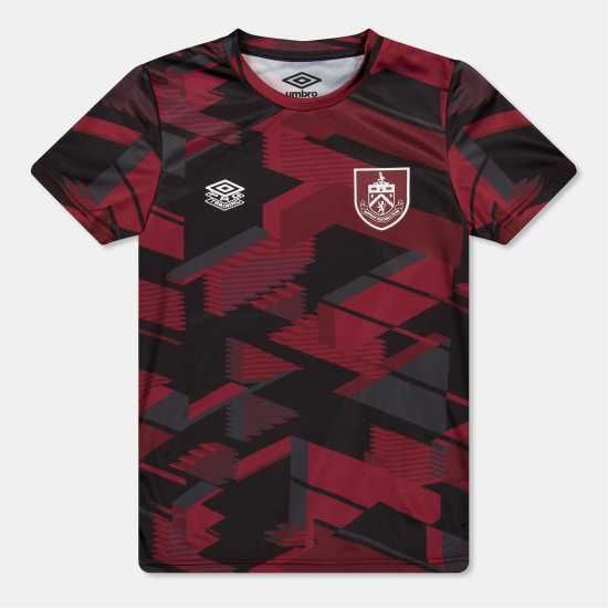Детски тениски и фланелки Umbro Burnley Warm Up Shirt Juniors Umbro Burnley Warm Up Shirt Juniors Детски тениски и фланелки