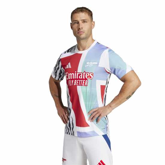 Adidas Arsenal Pre Match Shirt 2024 2025 Adults Adidas Arsenal Pre Match Shirt 2024 2025 Adults