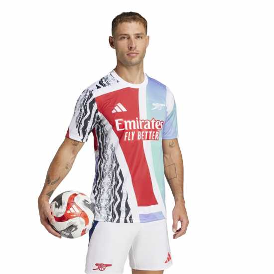 Adidas Arsenal Pre Match Shirt 2024 2025 Adults Adidas Arsenal Pre Match Shirt 2024 2025 Adults