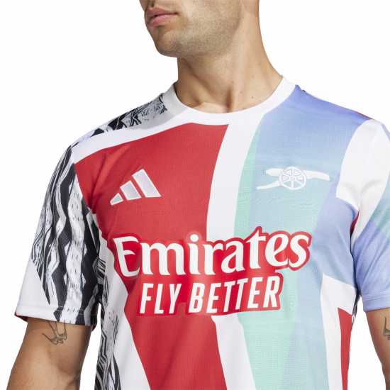 Adidas Arsenal Pre Match Shirt 2024 2025 Adults Adidas Arsenal Pre Match Shirt 2024 2025 Adults