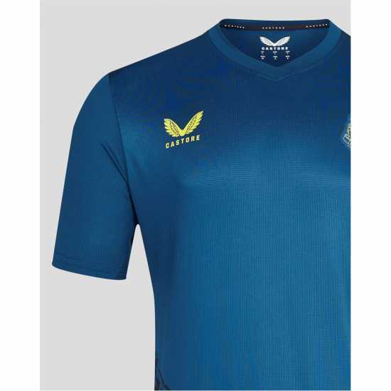 Тениска Castore Newcastle United Pre Match T Shirt 2023 2024 Adults Blue Мъжки ризи