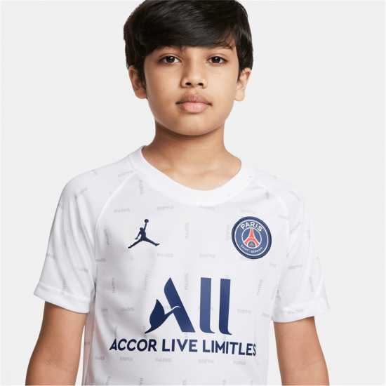 Nike Psg Short Sleeve T-Shirt Juniors  - Детски тениски и фланелки