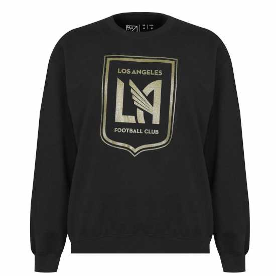 Спортна Блуза Mls Logo Crew Sweatshirt Adults LA FC Мъжки горнища на анцуг