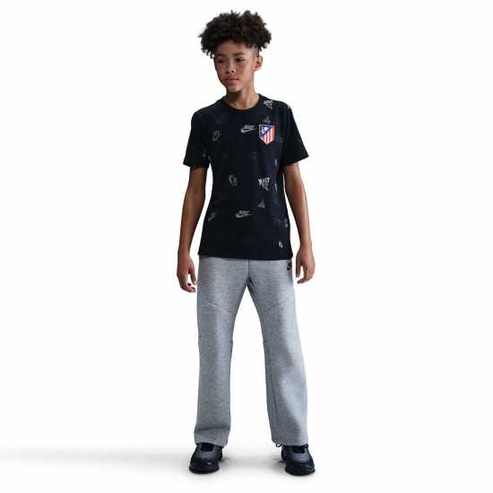 Nike Atletico Madrid Crest T-Shirt Juniors Nike Atletico Madrid Crest T-Shirt Juniors