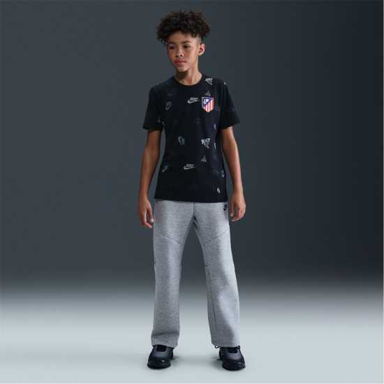 Nike Atletico Madrid Crest T-Shirt Juniors Nike Atletico Madrid Crest T-Shirt Juniors