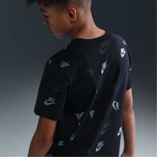 Nike Atletico Madrid Crest T-Shirt Juniors Nike Atletico Madrid Crest T-Shirt Juniors