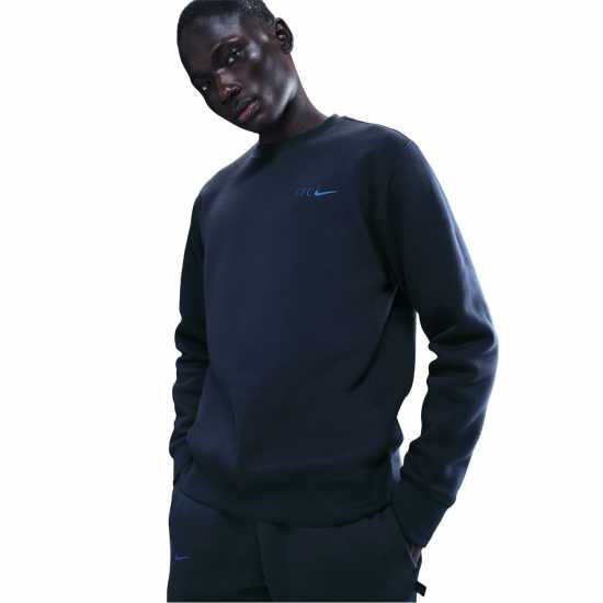 Nike Мъжки Пуловер Обло Деколте Chelsea Club Crew Sweater Mens Nike Мъжки Пуловер Обло Деколте Chelsea Club Crew Sweater Mens