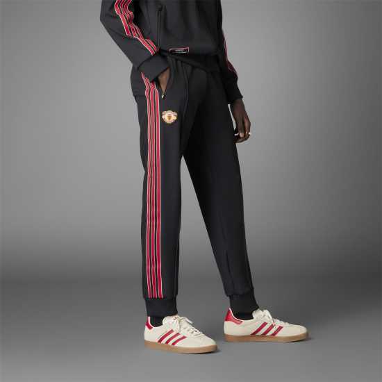 Adidas Manchester United Fc Terrace Icons Tracksuit Bottoms Adults Adidas Manchester United Fc Terrace Icons Tracksuit Bottoms Adults