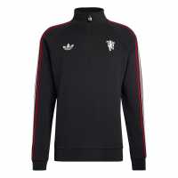 Adidas Пуловер С Цип Mens Manchester United Originals Half Zip Jumper  
