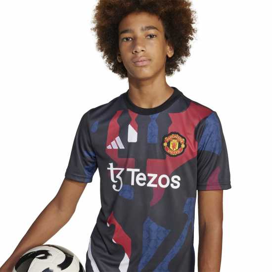 Adidas Manchester United Prematch Shirt 2024 2025 Juniors  Детски тениски и фланелки