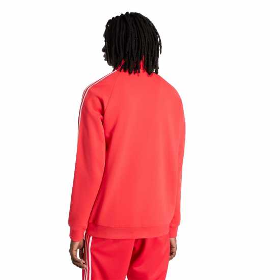 Adidas Пуловер С Цип Mens Liverpool Originals Half Zip Jumper Adidas Пуловер С Цип Mens Liverpool Originals Half Zip Jumper