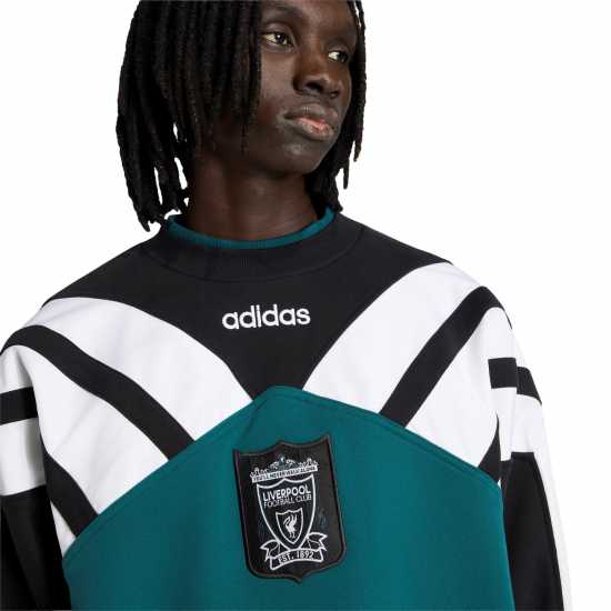 Adidas Liverpool 1995 Crew Sweatshirt Adults Adidas Liverpool 1995 Crew Sweatshirt Adults