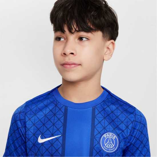 Детски тениски и фланелки Nike Домакинска Футболна Фланелка Paris Saint-Germain Pre Match Home Shirt 2025 2026 Juniors Nike Домакинска Футболна Фланелка Paris Saint-Germain Pre Match Home Shirt 2025 2026 Juniors Детски тениски и фланелки