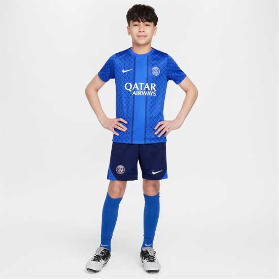 Детски тениски и фланелки Nike Домакинска Футболна Фланелка Paris Saint-Germain Pre Match Home Shirt 2025 2026 Juniors Nike Домакинска Футболна Фланелка Paris Saint-Germain Pre Match Home Shirt 2025 2026 Juniors Детски тениски и фланелки