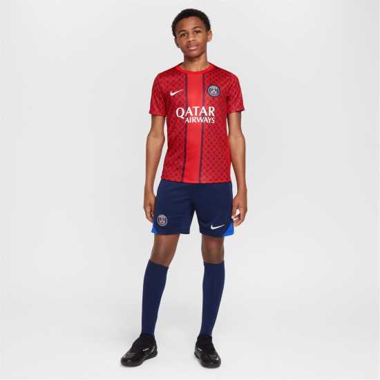 Детски тениски и фланелки Nike Paris Saint-Germain Pre Match Away Shirt 2025 2026 Juniors Nike Paris Saint-Germain Pre Match Away Shirt 2025 2026 Juniors Детски тениски и фланелки