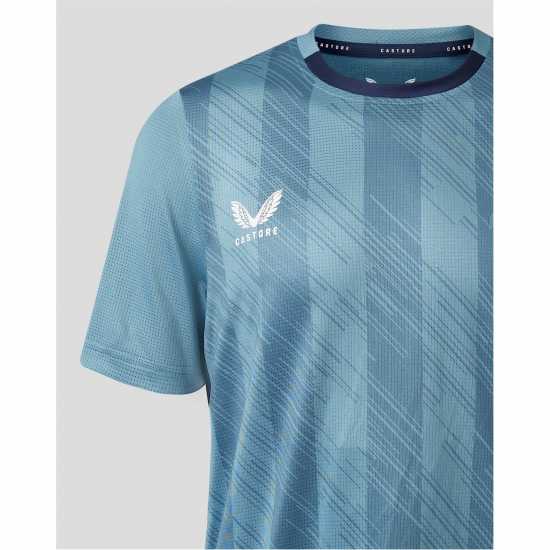 Castore Newcastle United Training T-Shirt 2023 2024 Juniors Bluestone Детски тениски и фланелки