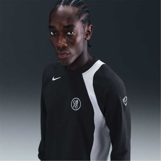 Мъжки горнища на анцуг Nike Мъжки Пуловер Обло Деколте Chelsea T90 Crew Sweater Mens Nike Мъжки Пуловер Обло Деколте Chelsea T90 Crew Sweater Mens Мъжки горнища на анцуг