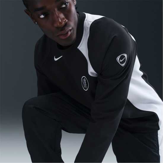 Мъжки горнища на анцуг Nike Мъжки Пуловер Обло Деколте Chelsea T90 Crew Sweater Mens Nike Мъжки Пуловер Обло Деколте Chelsea T90 Crew Sweater Mens Мъжки горнища на анцуг