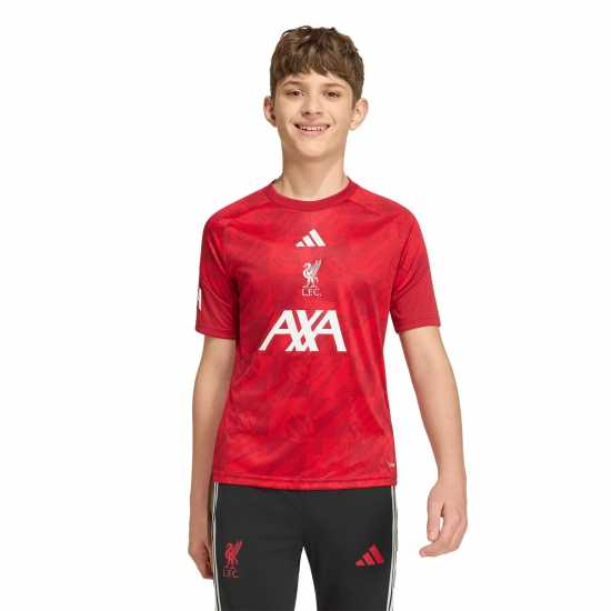 Adidas Liverpool Pre Match Shirt 2026/27 Juniors Adidas Liverpool Pre Match Shirt 2026/27 Juniors