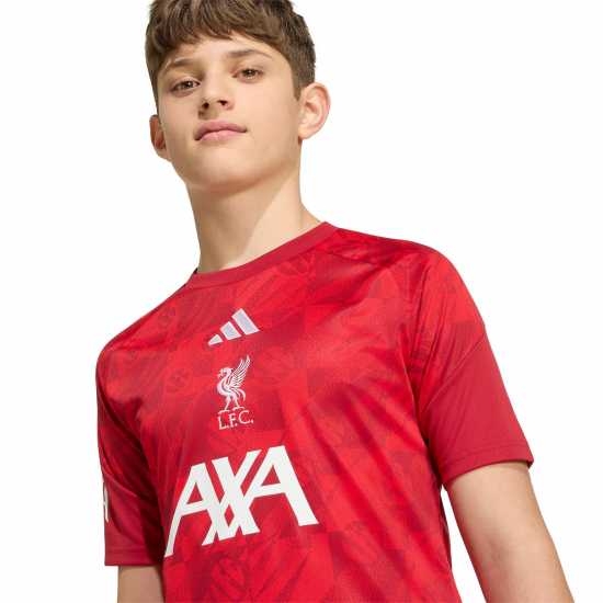 Adidas Liverpool Pre Match Shirt 2026/27 Juniors Adidas Liverpool Pre Match Shirt 2026/27 Juniors