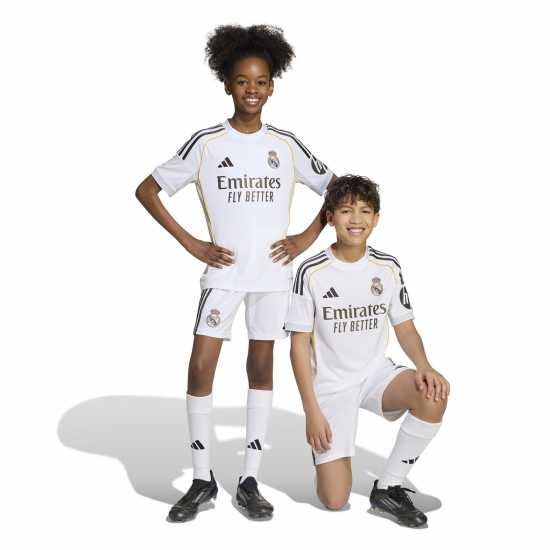 Adidas Real Madrid Home Shorts 2025 2026 Juniors  Детски къси панталони