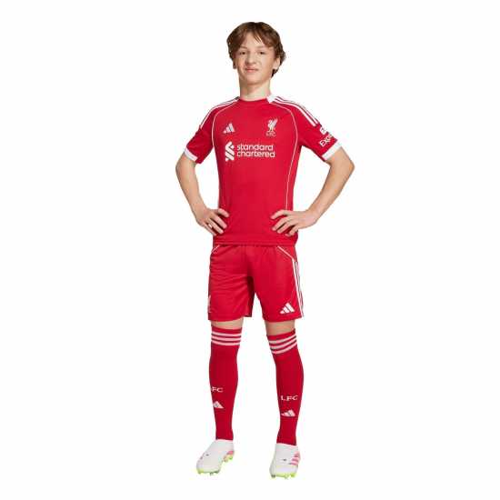 Adidas Liverpool Home Shorts 2025 2026 Juniors  Детски къси панталони